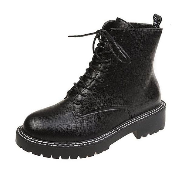

boots 2021 winter trend and fashion increase comfortable versatile women's, Black
