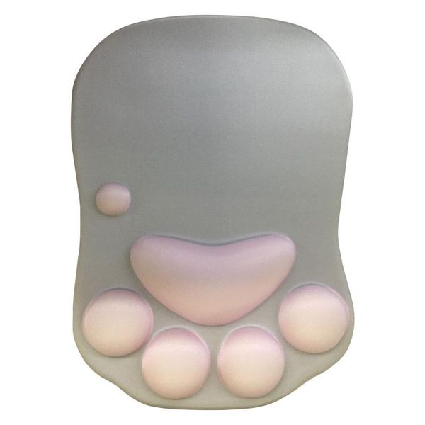 

mouse pads & wrist rests 3d pad silicone cat rest support memory foam mat