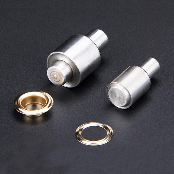 

bag parts & accessories electric die metal eyelet grommet mold retainer dies buttons rivets eyelets nailing tool machine, Black
