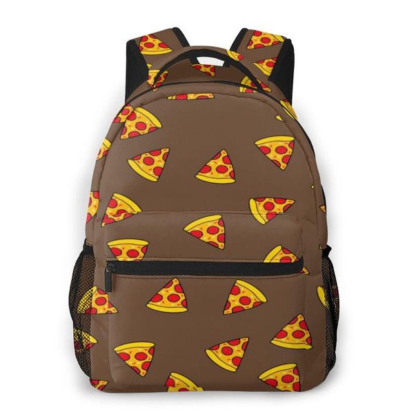 

backpack women fashion male travel mens bag large lapshopping funny pizza piece