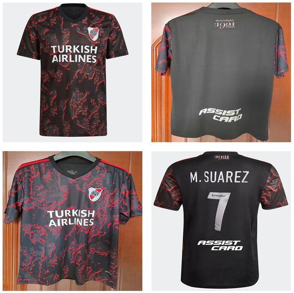 

2021 2022 river plate soccer jerseys perez b.romero ponzio j.alvarez carrascal home away 3rd 21 22 footballfgsa, Black;yellow