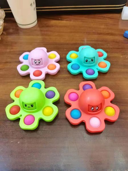 

2021 toy pop fidget bubble music ocs face-changing decompression toys