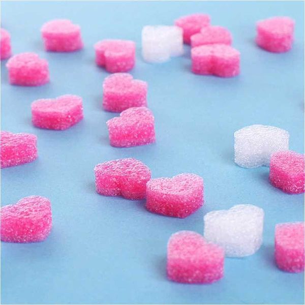 

100pcs/lot pink heart shaped foam for wedding party home decoration gift box filling material packing flower filler h0924