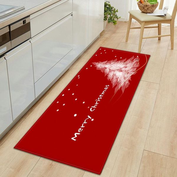 

christmas carpet mat in the corridor on the floor home decorations rug for hallway doormat entrance door bath mat antiskid