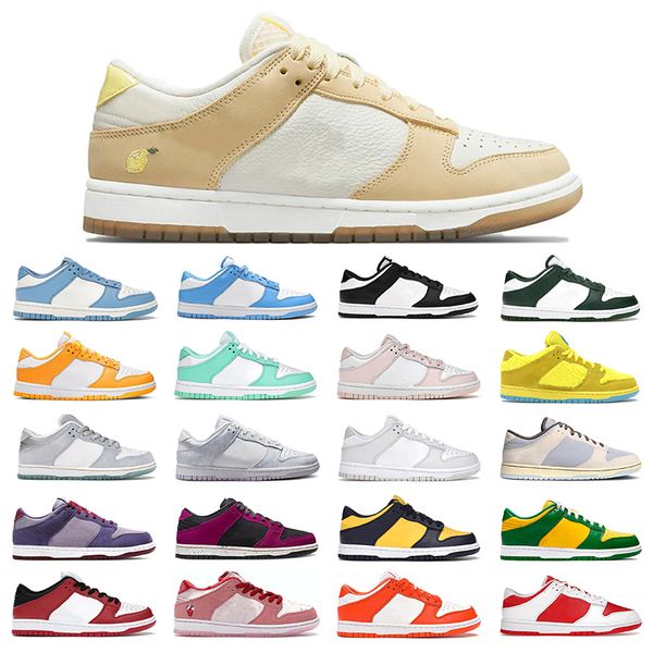 

men women running shoes low cut michigan state lemon drop coast university red mens trainer sport sneakers size 36-45