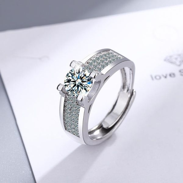 

wedding rings exquisite luxury four claw zircon ring elegant princess engagement casual cocktail party jewelry accessories, Slivery;golden