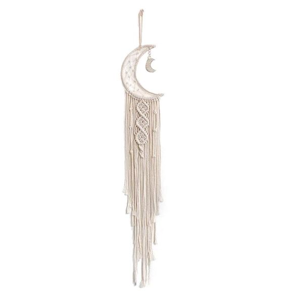 

decorative objects & figurines macrame dream catcher with led,woven wall hanging handmade dreamcatcher tapestry,boho tassels decoration home