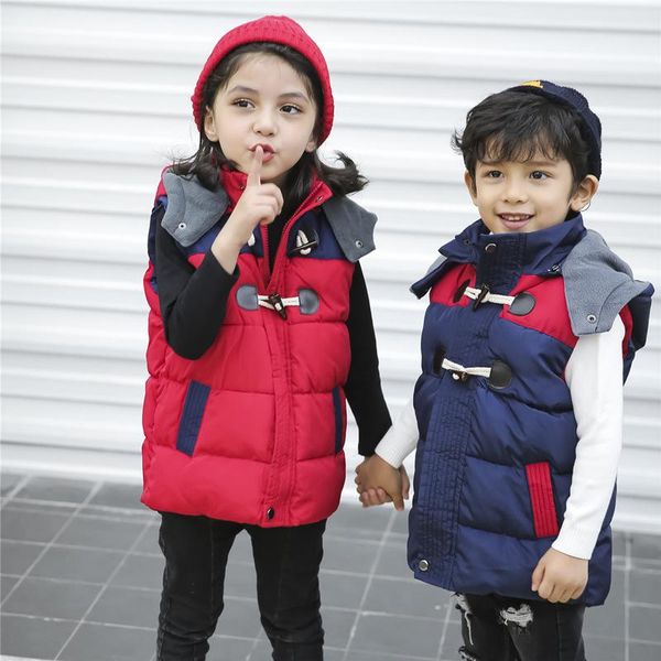 

waistcoat winter kids vest keeping warm for boy girl thick coats casual windproof jacket baby girls clothes children clothing, Camo