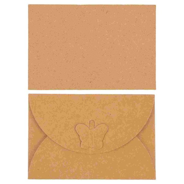 

greeting cards 50pcs simple kraft paper stationery durable vintage envelopes writing