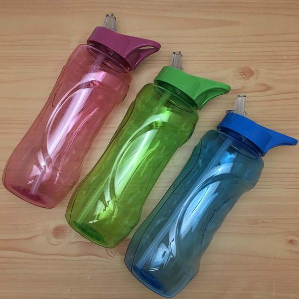 

water bottles 600ml bpa-sports bottle with flip straw for gym yoga golf cycling running hiking backpacking outdoors