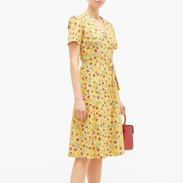 

casual dresses 2021 women summer v neck vintage boho long maxi floral national chiffon dress party beach sundress, Black;gray