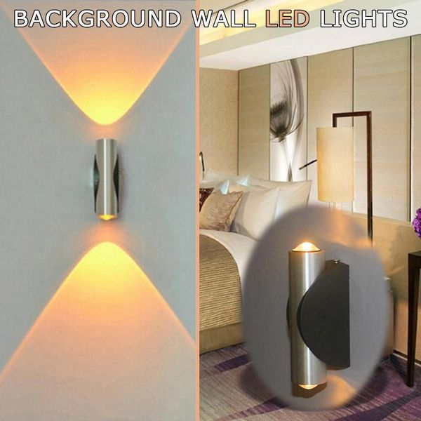 

wall lamps 1pc double-headed led lamp home aisle corridor living room bedroom bedside decor ceiling light yellow natal