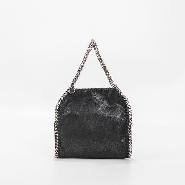 

stella mccartney women handbag mini size 20 cm soft pvc leather lady shopping bag