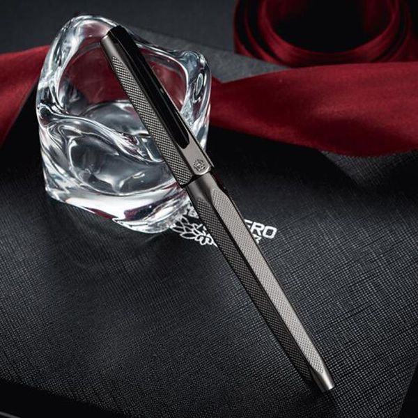 

fountain pens hero 2191 14k gold nib fashion collection pen grey engraving ripples two-head m with gift box