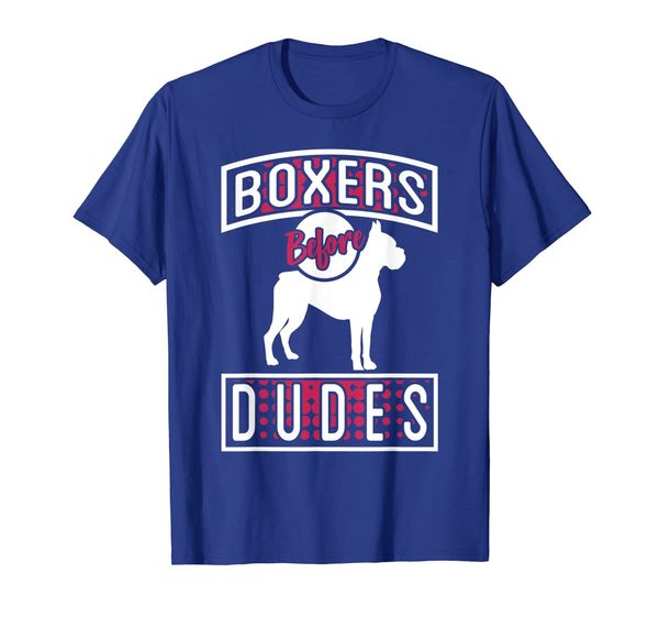 

boxers before dudes t-shirt funny dog shirt, White;black
