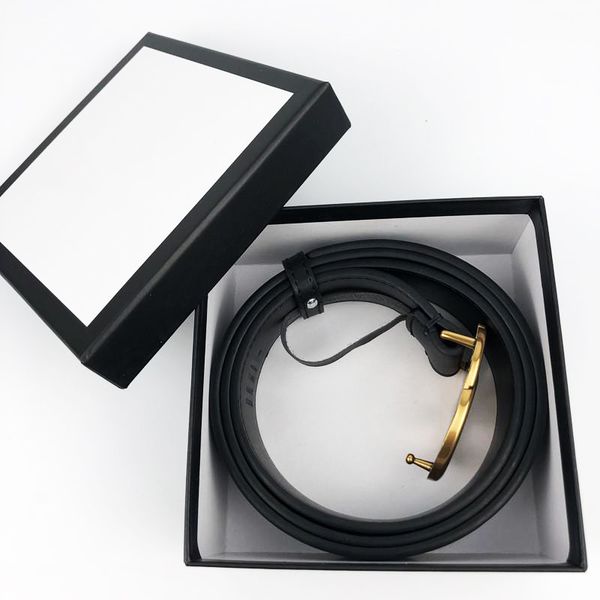 

luxury designer belt men designers belts women waistband big gold buckle genuine leather classical waistbands ceinture 2.0cm-3.8cm width wit, Black;brown