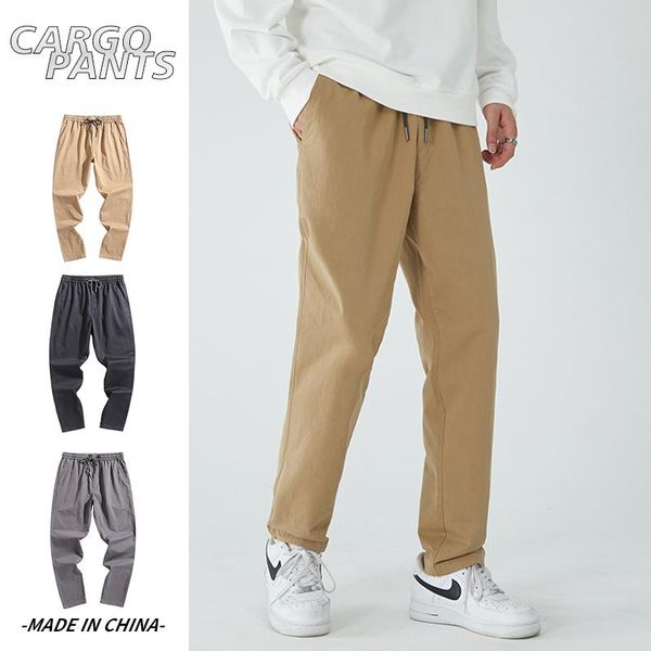 

men's pants tactical men sports trousers casual cargo techwear jogger sweatpants male japanese winter streetwear clothing, Black