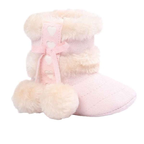 

first walkers baby winter boots infant toddler born cute shoes soft sole snow crib y828