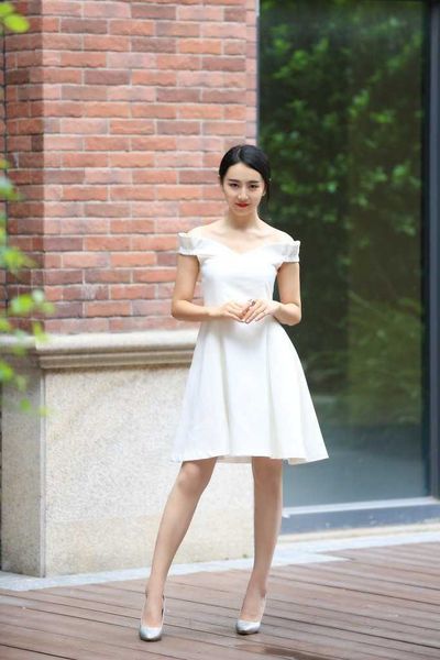 

luxury evening dress 2021 summer white sweet thin off shoulder princs small, Black;gray