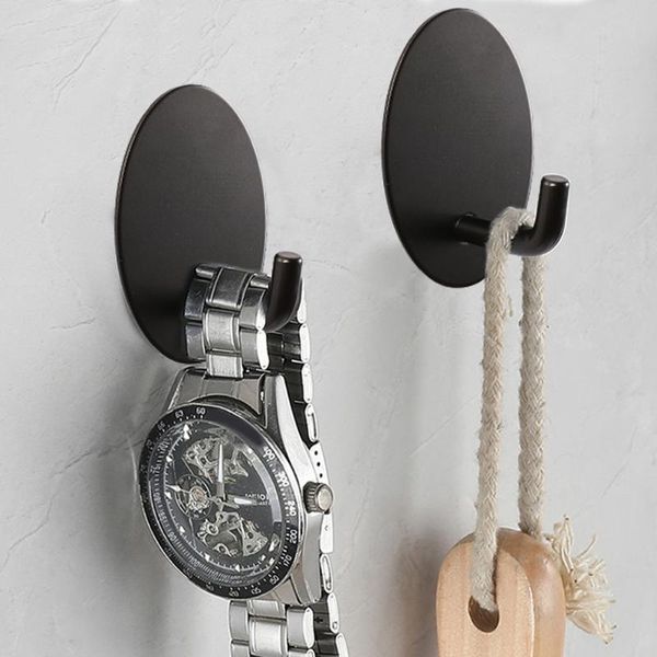 

hooks & rails waterproof strong adhesive for bathroom stainless steel wall sticker door clothes coat hat hanger rustproof