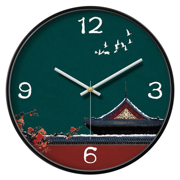 

wall clocks quartz china clock silent simple living room antique modern design reloj de cocina home decoration oo50wc