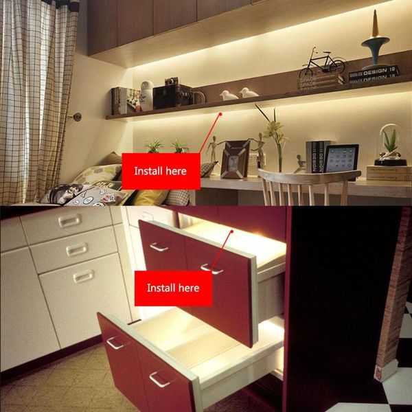

led cabinet light led wardrobe light body sensor night