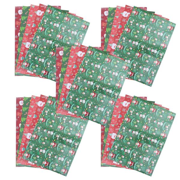 

other arts and crafts 25 sheets delicate christmas wrapping paper candy packing