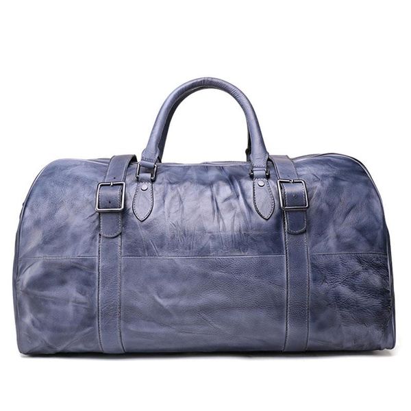 

duffel bags joyir men gym retro genuine leather training fitness travel handbag yoga sports mat bag with shoes compartment