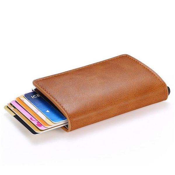 

bycobecy 2020 function credit card holder pu leather card case casual women wallet business cards qylgwo