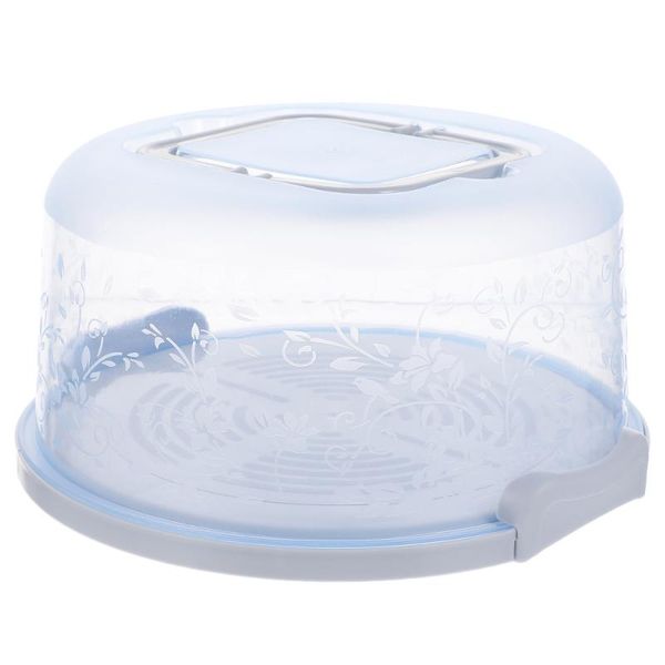 

1pc bakery round shape cake box portable cake container packing box