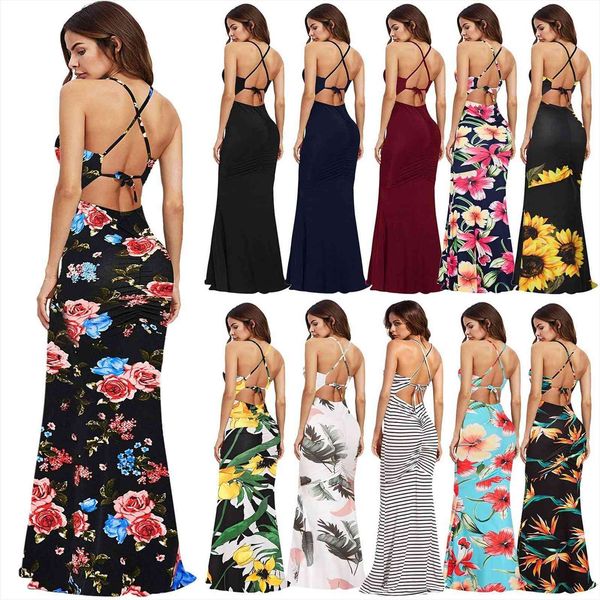 

sleeveless maxi cocktail women dress evening party plus size flowy halter long vestidos mujer verano, Black;gray