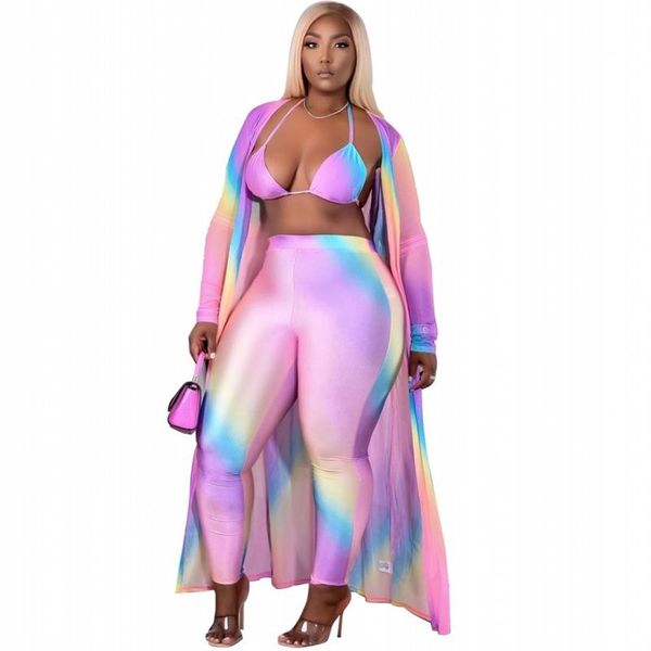 

ethnic clothing tie dye african dresses for women 3 piece set dashiki plus size clothes africa pants suit bazin robe africaine, Red