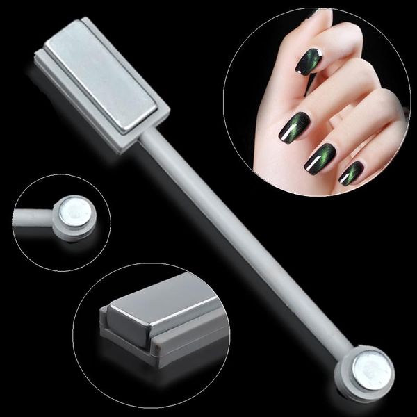 Kit per nail art Doppia testa 2 vie Cat Eye Effetto forte Magnete Fetta Consigli 3D Bastone magnetico Gel UV Smalto Asta sfumata Strumenti per manicure