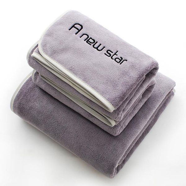 

towel sets solid 1pc face and bath high absorb towels bathroom for 2pcs/set microfiber elegant embroidered