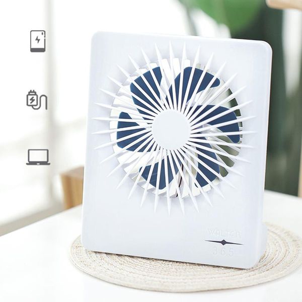 

electric fans mini desk usb fan silent portable with wide-angle strong wind and three-speed adjustable speed for office traveling