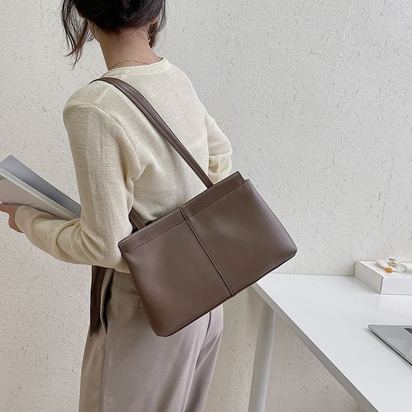 

hbp female korean version new fashion trend armpit large capacity hand carrying women's temperament retro tote