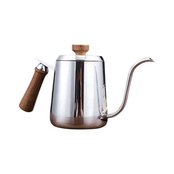 

coffee pots 350ml 600 ml gooseneck stainless steel pour over kettle hand drip tea pot office coffeeware16#5%