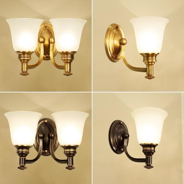 

wall lamp fkl copper living room simple european dining bathroom mirror front