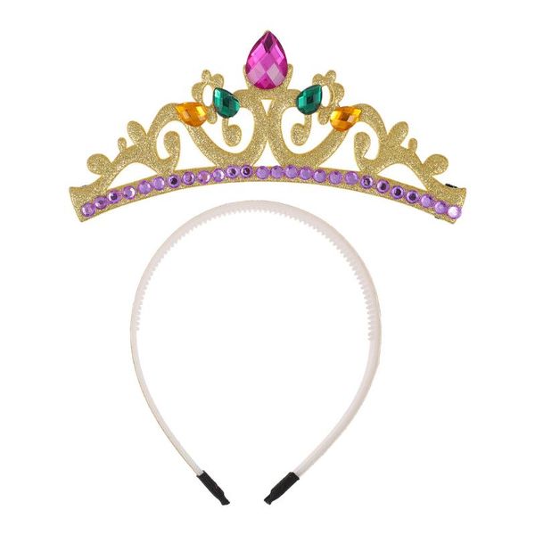 

party hats birthday crown headband rhinestone hairband exquisite girls