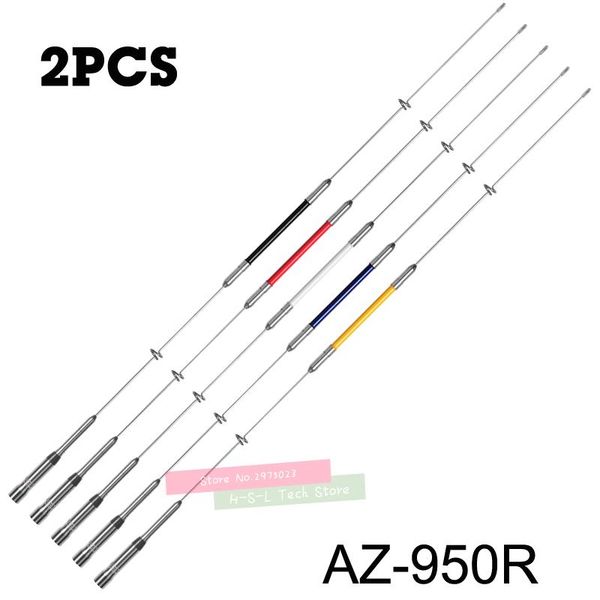 

walkie talkie 2pcs antenna dual band mobile radio car high gain 136-174mhz/400-470mhz for ham amateur