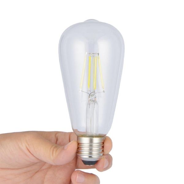 

bulbs icoco bulb vintage filament industrial style lamp led light e27 warm yellow for indoor outdoor home decor st64