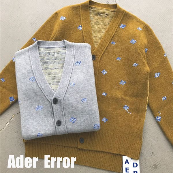 

2021 new add error blueosome cardigan of the men's women autumn winter to knitted cotton jacquard adhere sweaters 7lwx, White;black