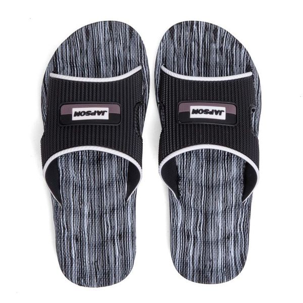 

slippers mens beach flip flops slip on men summer sandals anti bath shower poolside footwear big size, Black