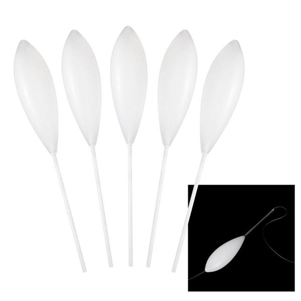 

fishing accessories 5pcs float slow sinking-down float, white plastic casting bobbers sinking spinning floats 15g-50g