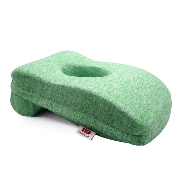 

pillow nap sleeping face foam slow rebound desk hollow sleeper design support back down with for