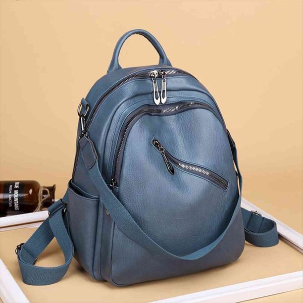

women backpack pu leather for teenage girls school bag large capacity female shoulder bagpack mochila