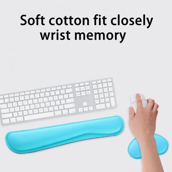 

mouse pads & wrist rests rest pad professional comfortable memory cotton keyboard hand mat for pc