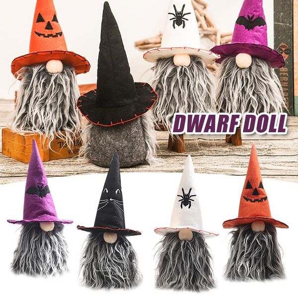 

party favor halloween broom dwarf doll hanging legs rudolph faceless creative home decoration holiday deskornaments gifts