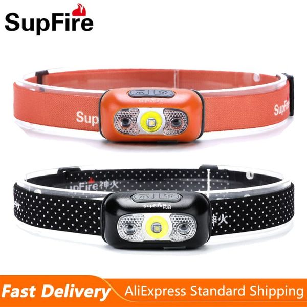 

supfire hl05 led headlamp for camping fishing bicycle headlight usb rechargeable head lamp frontal waterproof