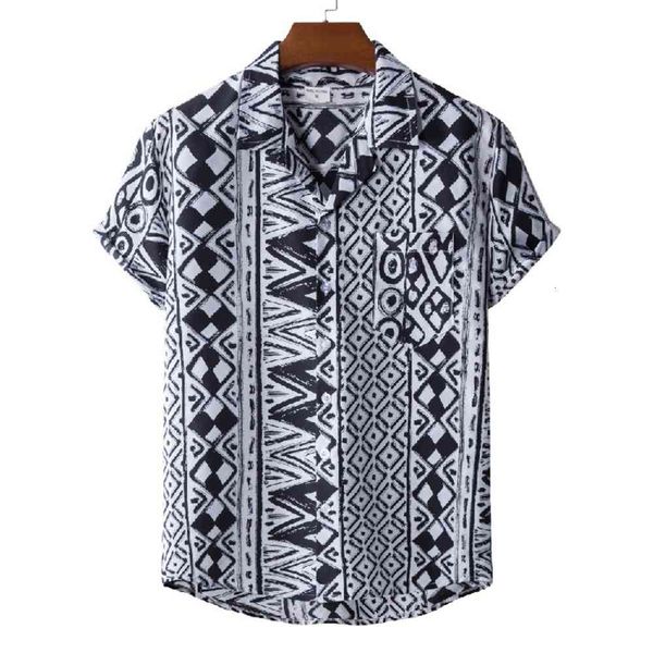 

dress shirts menswear summer print fit hawaiian series beach style fashion casual mens shirts slim, White;black